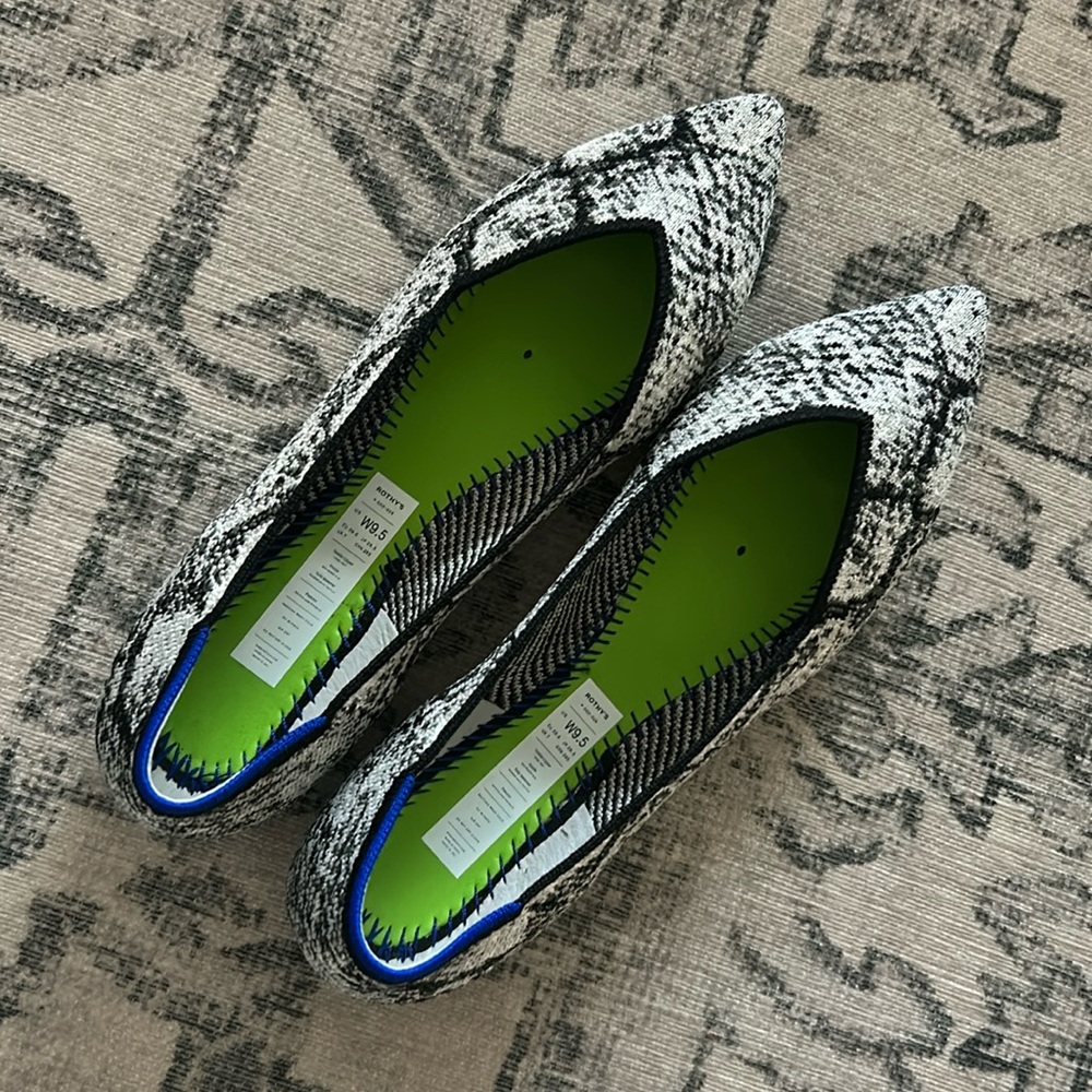 Rothy's The Point flats in Python